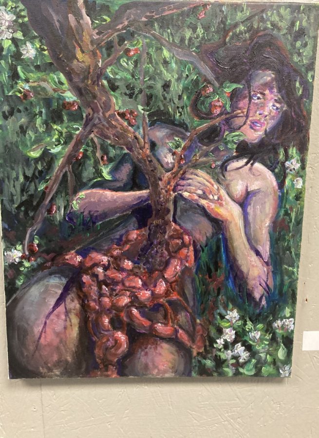 One of the many pieces displayed at Lincolns Winter AP Art show.
Lor, Kallisto To Feed 